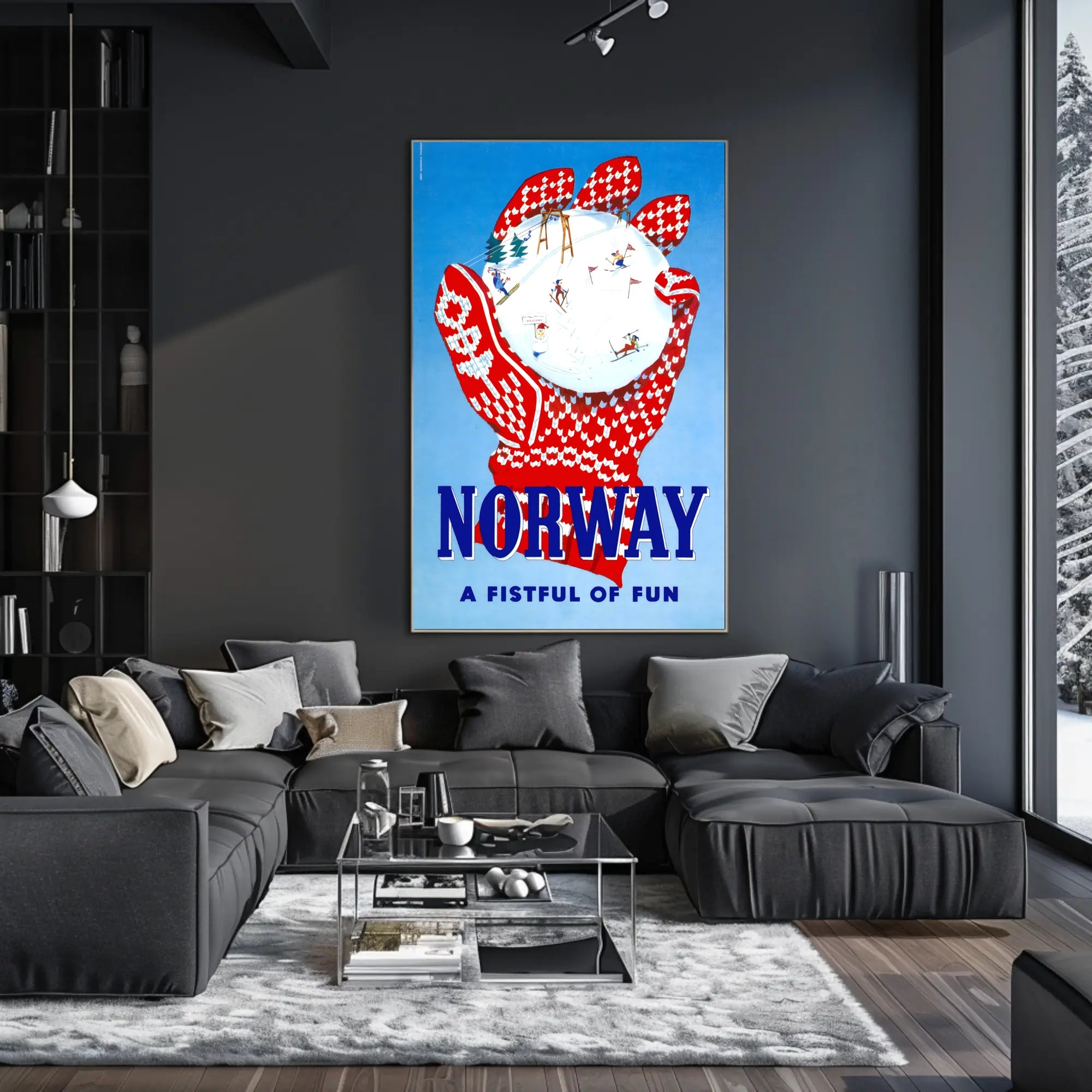 Norway: A Fistful of Fun Poster PosterGoat