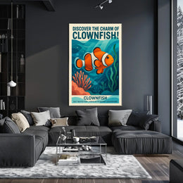 Discover the Charm of Clownfish Poster