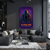 Taj Mahal, India A Jewel of Timeless Elegance Poster