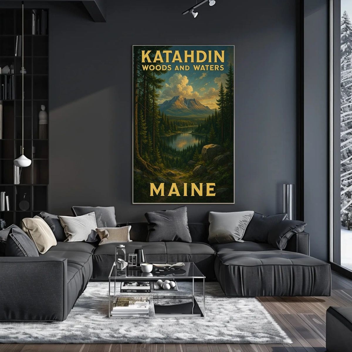 Katahdin Woods And Waters Poster