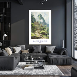 Machu Picchu Journey: Serene Beauty Travel Poster PosterGoat