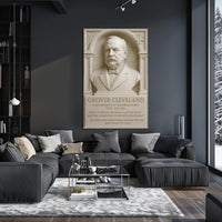 Grover Cleveland 24th President Wall Art Print PosterGoat