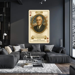 Franklin D Roosevelt 32nd President Poster