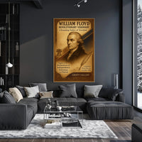 American Independence Historical Figure Vintage Patriotic Poster
