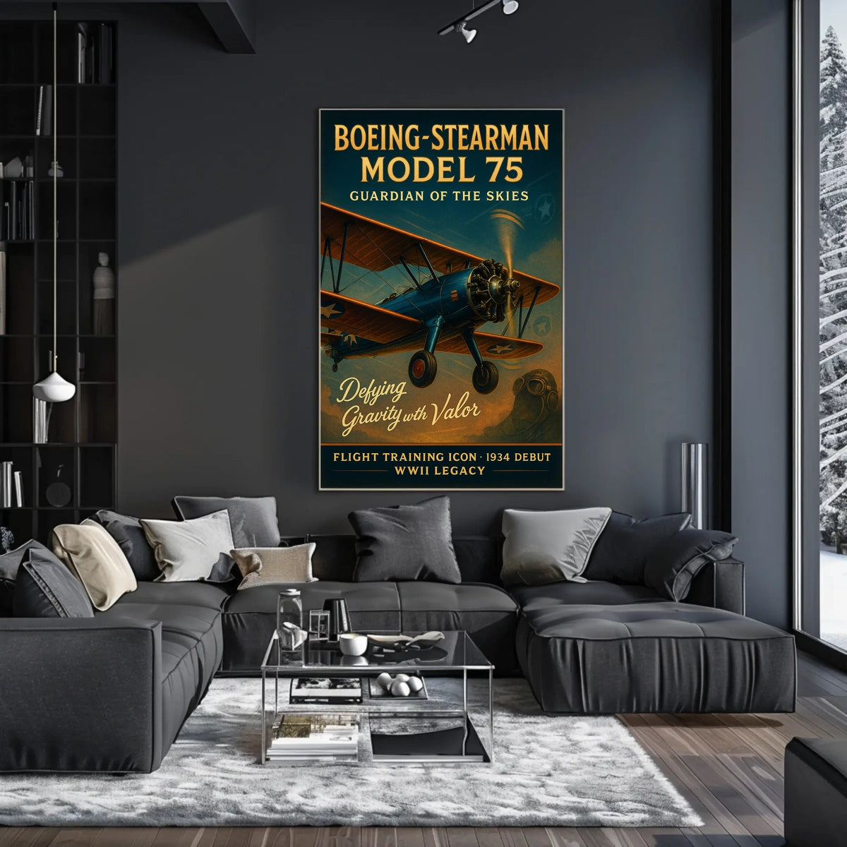 Boeing-Stearman Model 75 Guardian Of Poster
