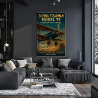 Boeing-Stearman Model 75 Guardian Of Poster