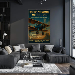 Boeing-Stearman Model 75 Guardian Of Poster