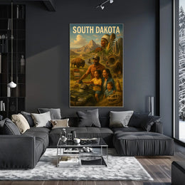 Discover South Dakota Poster