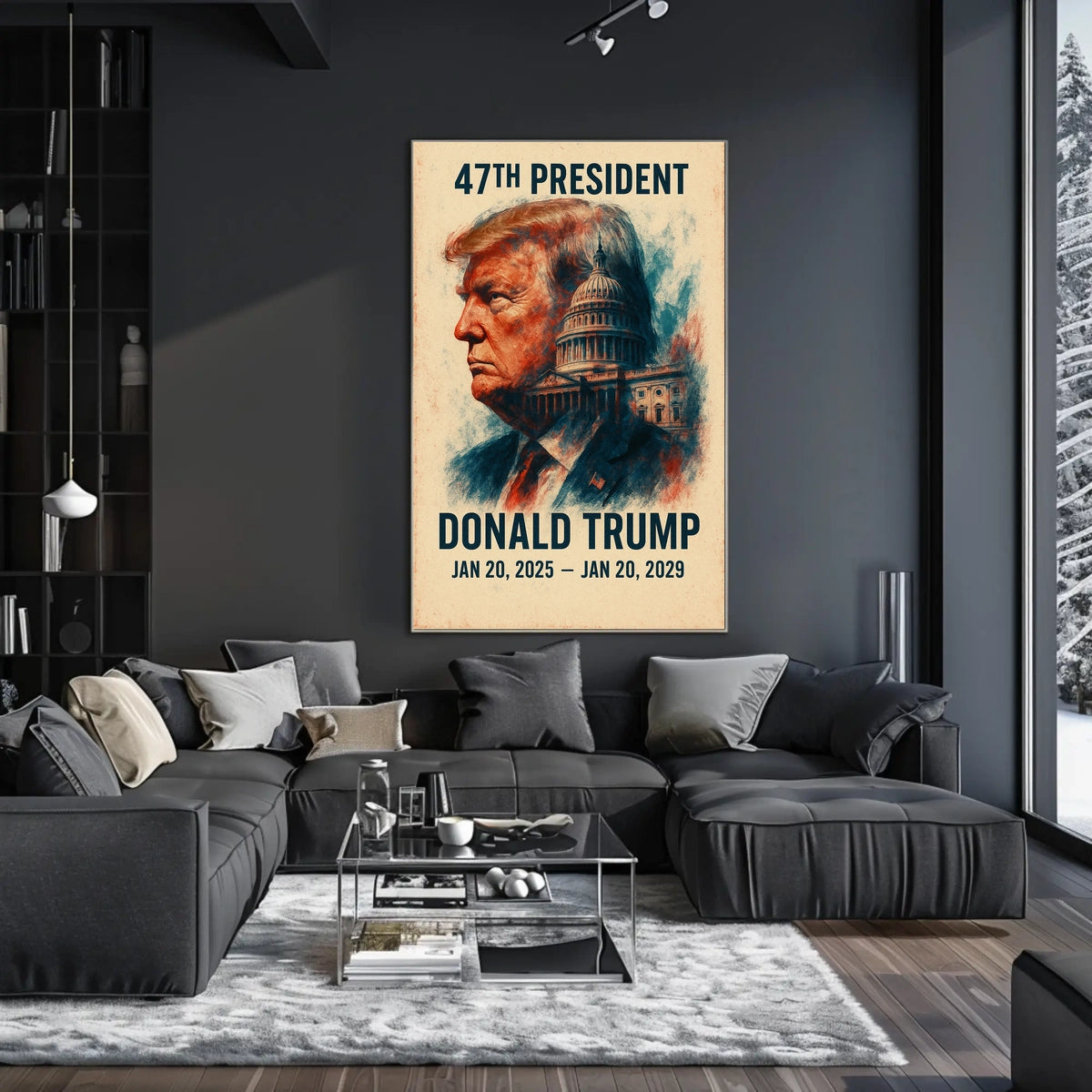 Trump Visionary Capitol Cinematic Poster