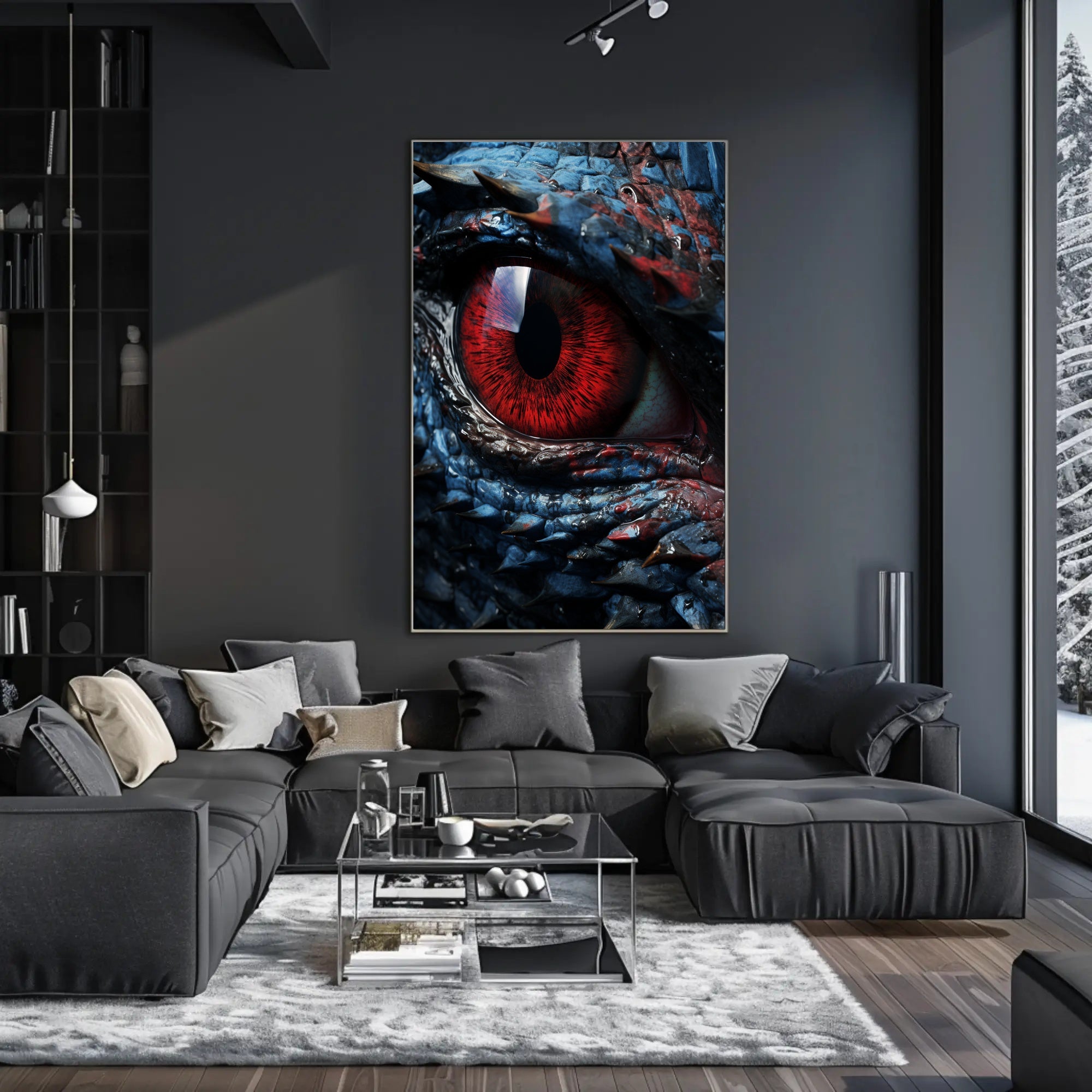 The DragonS Gaze Poster