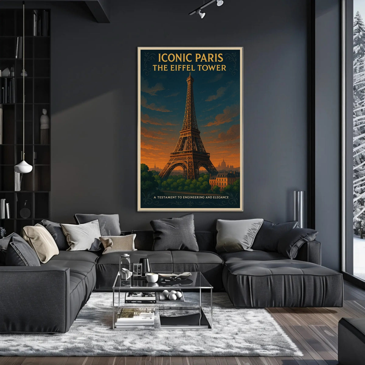 Iconic Paris The Eiffel Tower Poster
