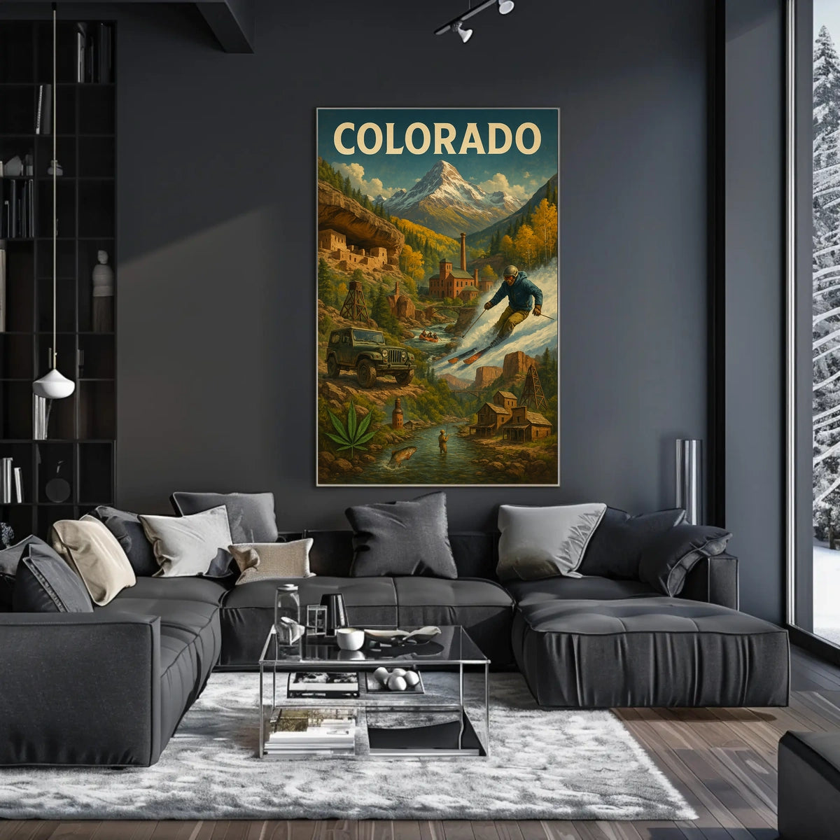 Discover Colorado Poster