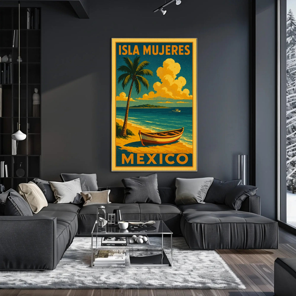 Isla Mujeres Travel Poster