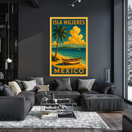 Isla Mujeres Travel Poster