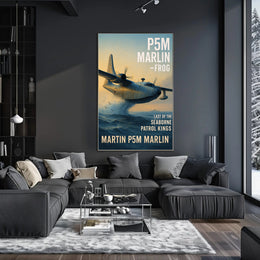 Martin P5M Marlin Seaborne Patrol Kings Poster PosterGoat