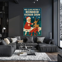 Mrs. Claus Hosts a Reindeer Fashion Show Poster