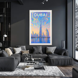 Dubai Skyline Poster