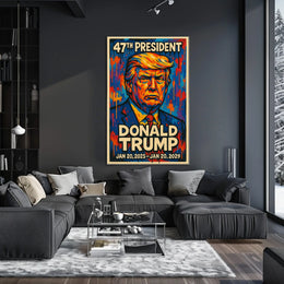 Donald Trump Vision of Leadership Poster