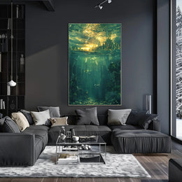 Futuristic Cityscape Poster PosterGoat