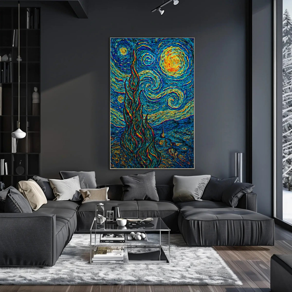 Starry Night Reimagined Poster