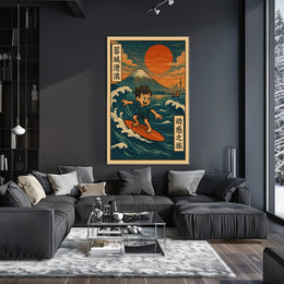 Surfing Adventure Poster