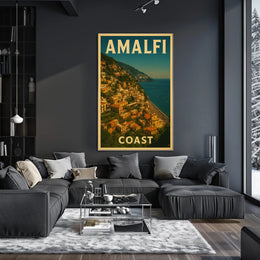 Amalfi Coast Poster Wall Art Travel Print 18x24 Decor
