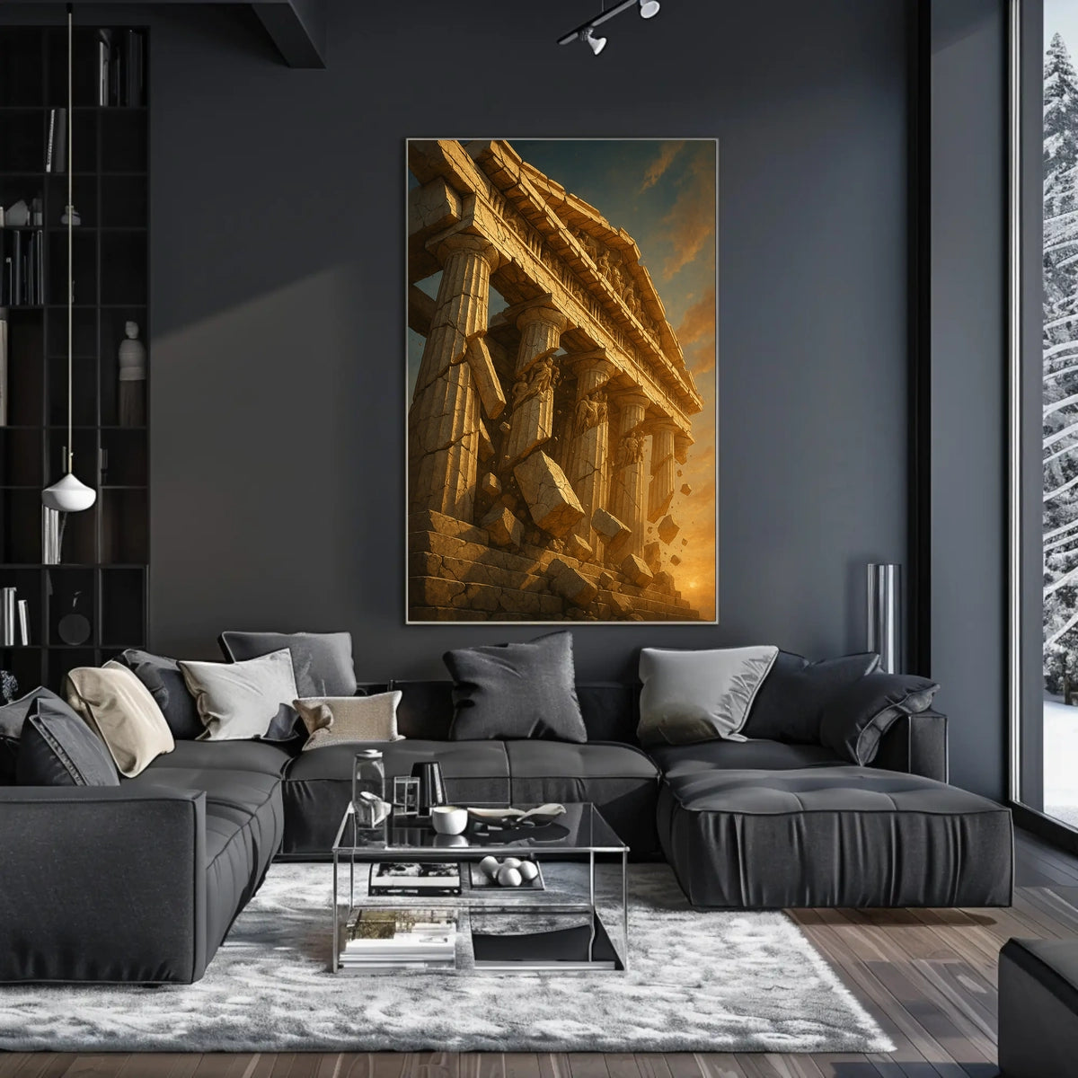 Crumbling Ancient Ruins Poster