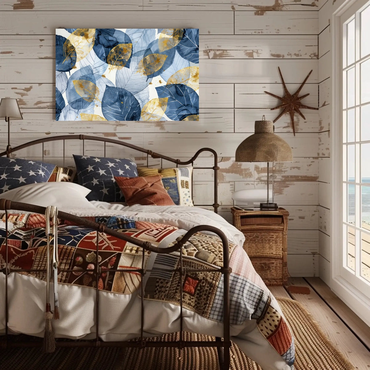 Abstract Leaves Art Poster