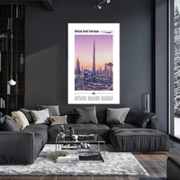 UAE Skyscraper Panorama Modern Cityscape Urban or Cityscape Poster PosterGoat