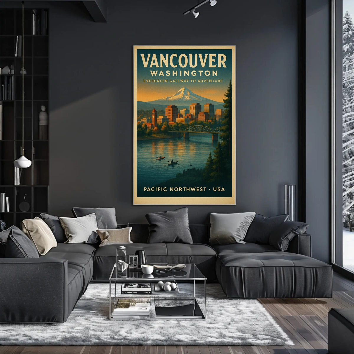 Vancouver, Washington Evergreen Gateway Poster