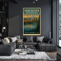 Vancouver, Washington Evergreen Gateway Poster