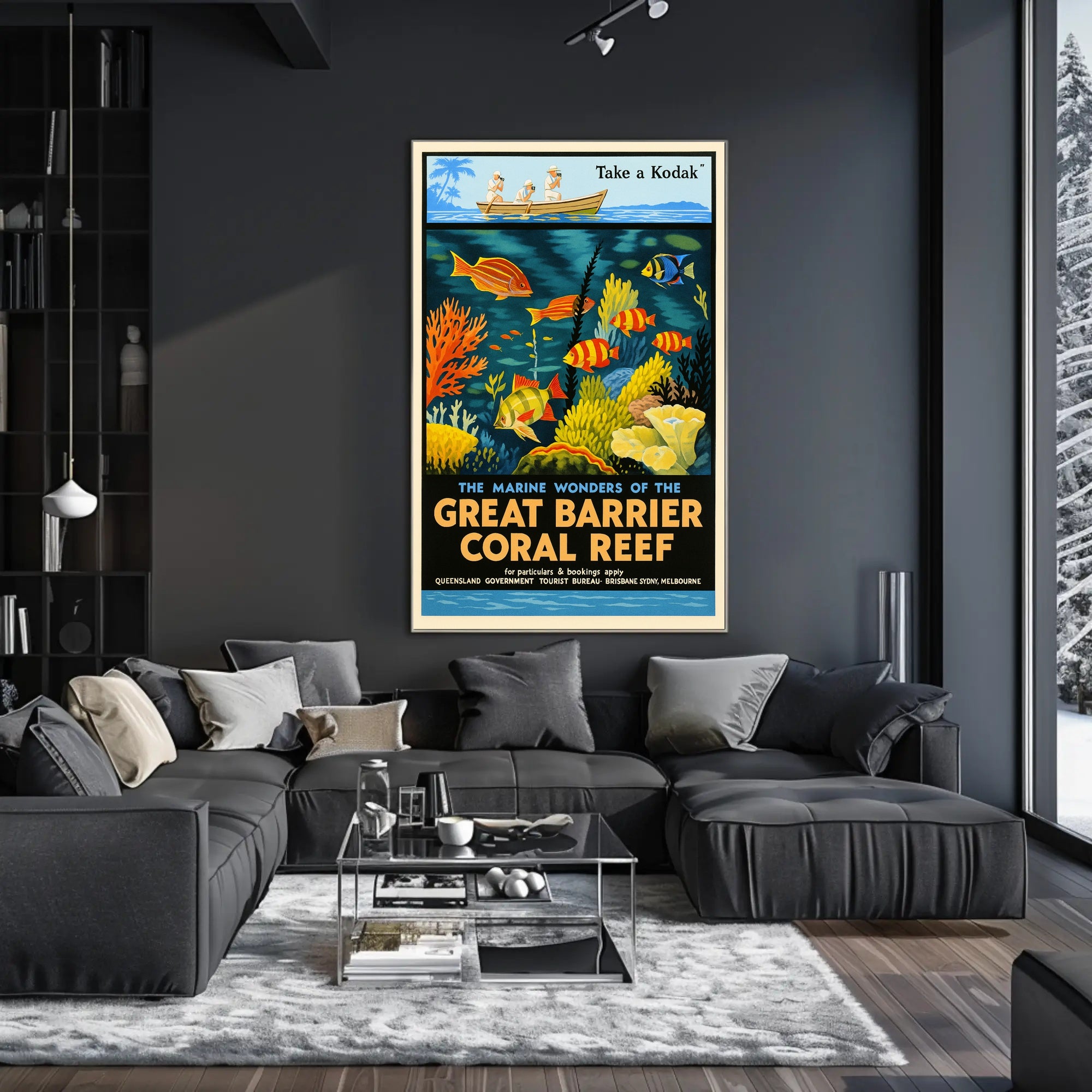 Marine Wonders of the Great Barrier Reef Poster PosterGoat