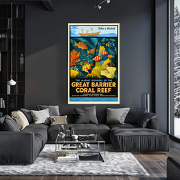Marine Wonders of the Great Barrier Reef Poster PosterGoat