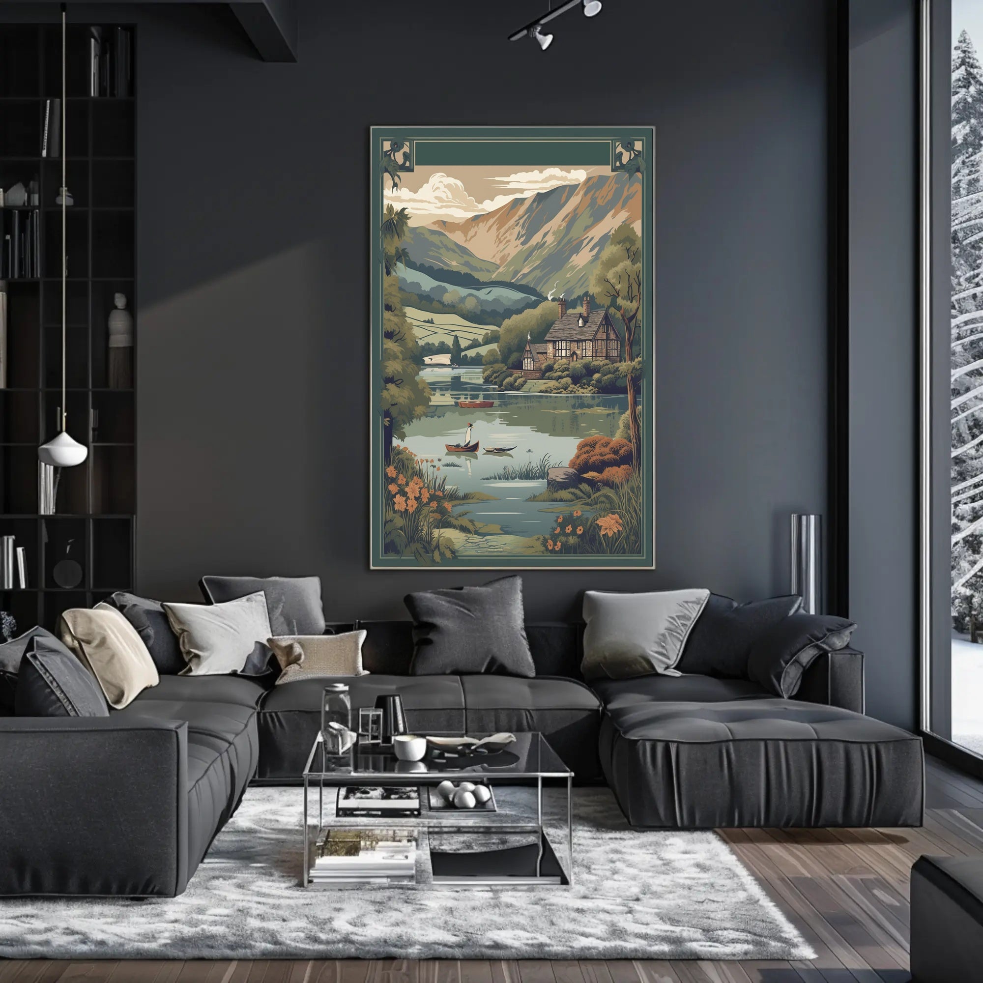 Serene Countryside Retreat Poster
