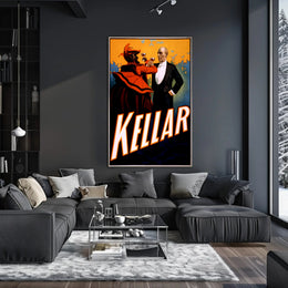 Kellar Vintage Magic Show Poster - Abstract, Artistic, or Pop Culture Poster