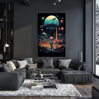 Galactic Exploration Adventure Poster