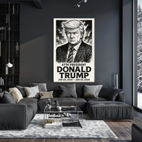 Donald Trump 47th President Poster