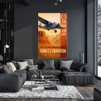 Ford C-3 Trimotor The Flying Washboard Poster