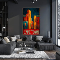 Cape Town Cityscape Poster