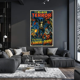The Black Terror Carnival of Death Poster