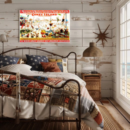 The Great Coney Island Water Carnival Poster