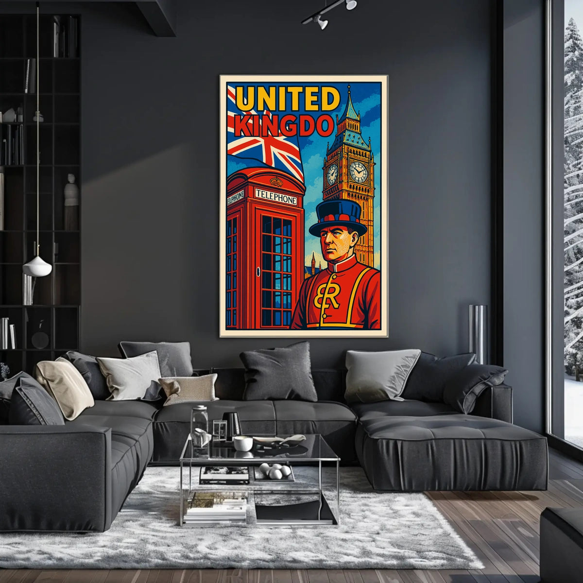 Iconic United Kingdom Poster