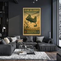 CH-46 Sea Knight A Legacy in Flight Poster