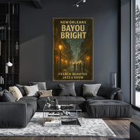 New Orleans Bayou Bright Poster