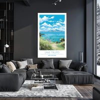 Lake Taupo Scenic Poster