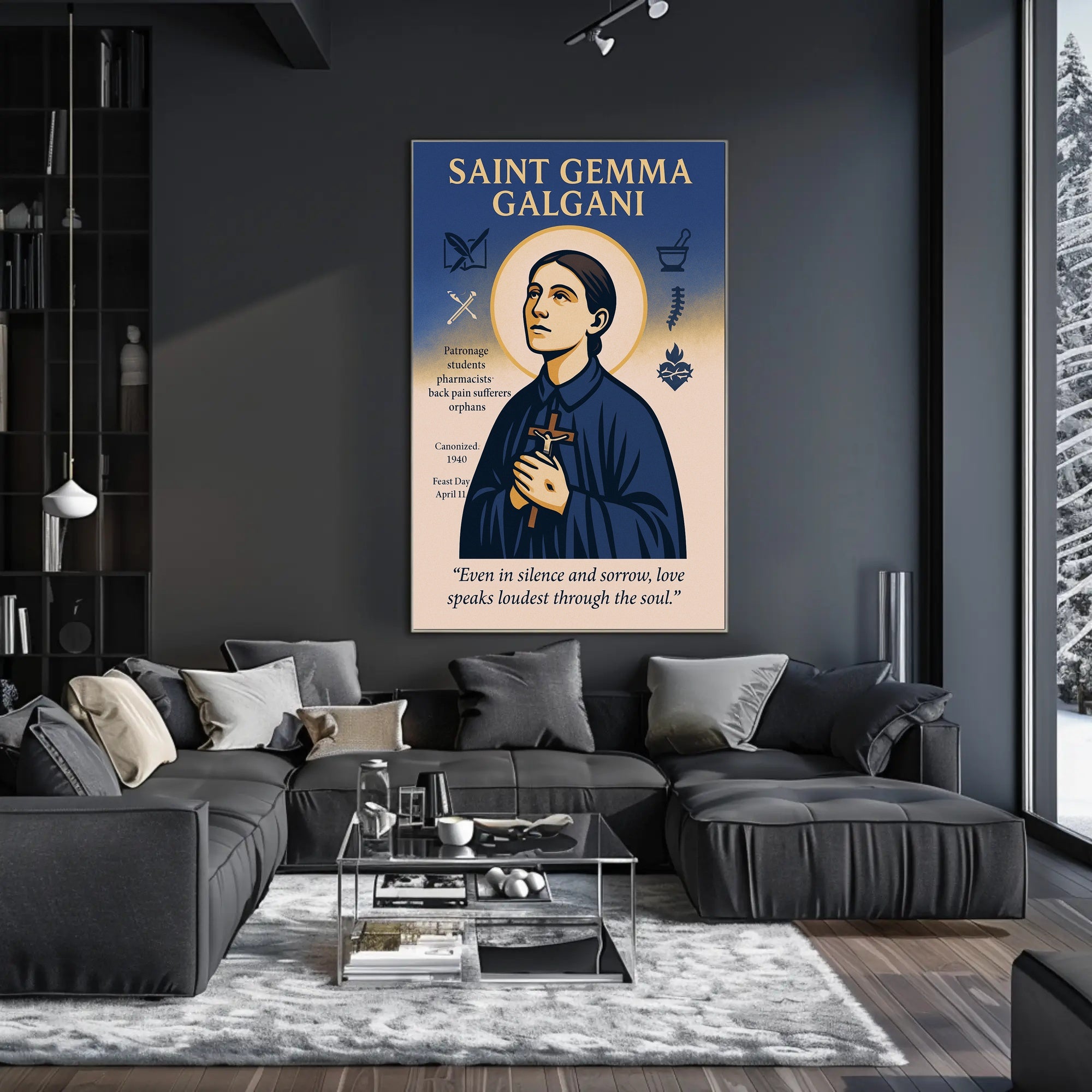 Saint Gemma Galgani Poster PosterGoat