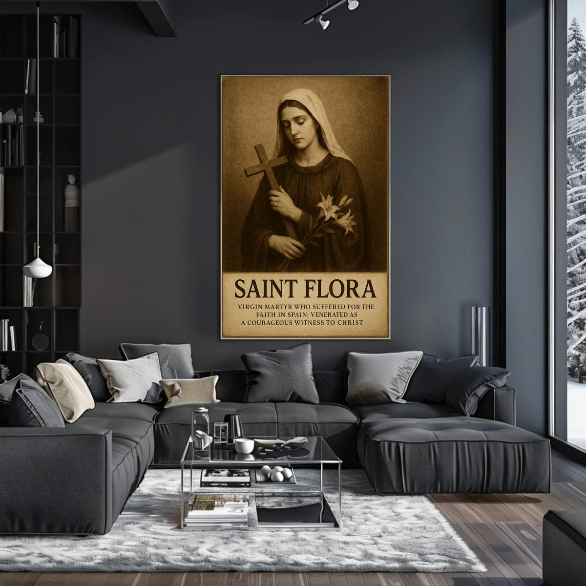 Saint Flora Virgin Martyr Poster