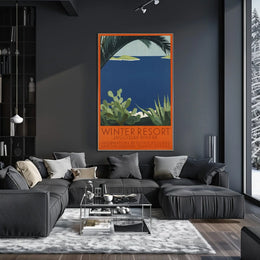Winter Resort Jugoslav Riviera Poster
