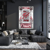 The Floyds Magic Show Art Nouveau Cultural Poster
