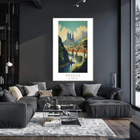 Prague A Scenic View Poster
